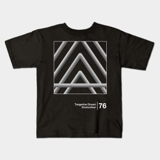 Tangerine Dream - Stratosfear / Minimal Style Graphic Design Kids T-Shirt